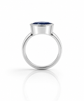 Moraebi Milgrain 14 — Natural Blue Sapphire (Neelam) Skin-Touch Rashi Ratna Ring 1
