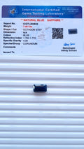 Blue Sapphire (nilam) —  ratti 7.63, Untreated , Unheated | BS 4824 2