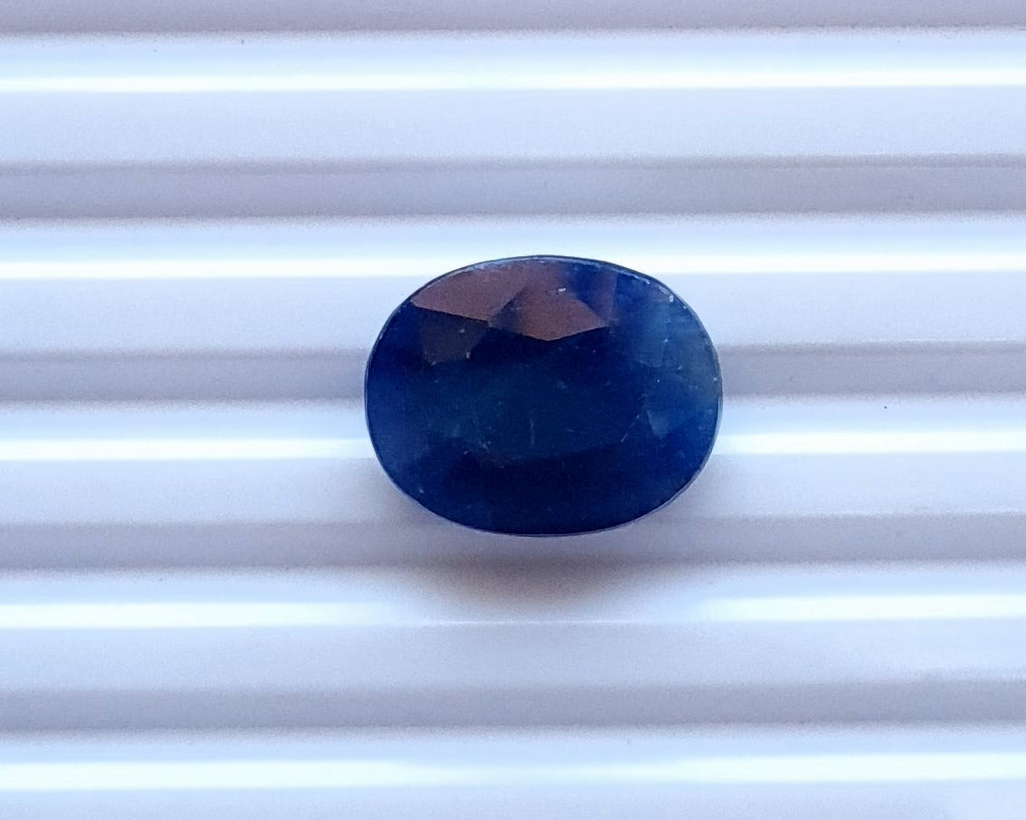 Natural Blue Sapphire — 11.11 ratti, Untreated , Unheated BS-4814
