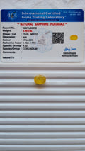 Natural Yellow Sapphire (Pukhraj) — 5.99 ratti, Untreated , Unheated | YS-9378 2