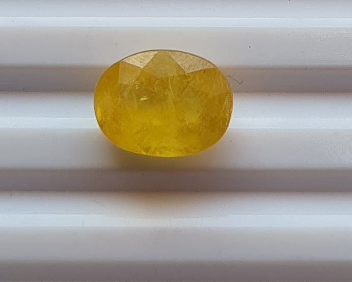Natural Yellow Sapphire (Pukhraj) — 5.99 ratti, Untreated , Unheated | YS-9378
