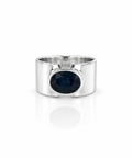Moraebi Wide Band 22 — Natural Blue Sapphire (Neelam) Skin-Touch Rashi Ratna Ring 2