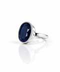 Moraebi Milgrain 14 — Natural Blue Sapphire (Neelam) Skin-Touch Rashi Ratna Ring 2