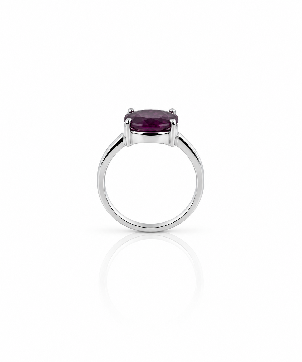 Moraebi Prong 02 — Natural Ruby (Manik) Skin-Touch Rashi Ratna Ring