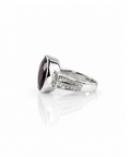 Moraebi Twisted Band 06 — Natural Ruby (Manik) Skin-Touch Rashi Ratna Ring 2