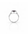 Moraebi Twisted Band 06 — Natural Ruby (Manik) Skin-Touch Rashi Ratna Ring 3