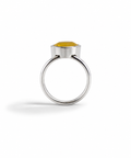 Moraebi Open Loop 12 — Natural Yellow Sapphire (Pukhraj) Skin-Touch Rashi Ratna Ring 3