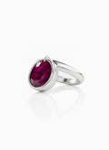 Moraebi Solitaire 09 — Natural Ruby (Manik) Skin-Touch Rashi Ratna Ring 3