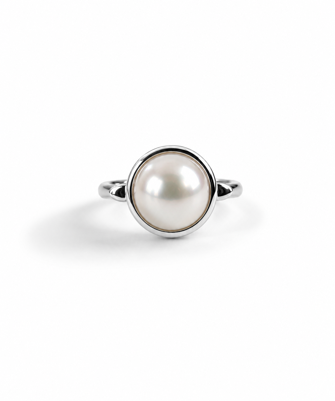 Moraebi Bypass 17 — Natural Pearl (Moti) Skin-Touch Rashi Ratna Ring
