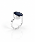 Moraebi Milgrain 14 — Natural Blue Sapphire (Neelam) Skin-Touch Rashi Ratna Ring 4