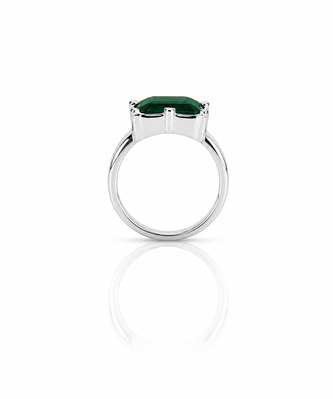 Moraebi Cathedral 19 — Natural Emerald (Panna) Skin-Touch Rashi Ratna Ring