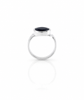 Moraebi Sculpted Signet 15 — Natural Blue Sapphire (Neelam) Skin-Touch Rashi Ratna Ring 4