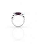 Moraebi Bold Signet 21 — Natural Ruby (Manik) Skin-Touch Rashi Ratna Ring 4
