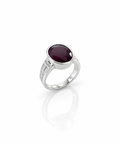 Moraebi Twisted Band 06 — Natural Ruby (Manik) Skin-Touch Rashi Ratna Ring 4