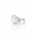 Moraebi Bypass 18 — Natural Pearl (Moti) Skin-Touch Rashi Ratna Ring 1
