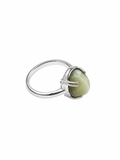 Moraebi Dual Prong 03 — Natural Cat's Eye (Lehsunia) Skin-Touch Rashi Ratna Ring 4