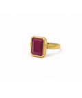 Moraebi Accent Bezel 13 — Natural Ruby (Manik) Skin-Touch Rashi Ratna Ring 4