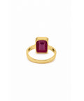 Moraebi Accent Bezel 13 — Natural Ruby (Manik) Skin-Touch Rashi Ratna Ring 3