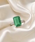 Moraebi Signet 16— Natural Emerald (Panna) Skin-Touch Rashi Ratna Ring 1