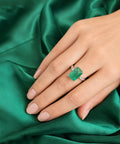 Moraebi Signet 16— Natural Emerald (Panna) Skin-Touch Rashi Ratna Ring 2