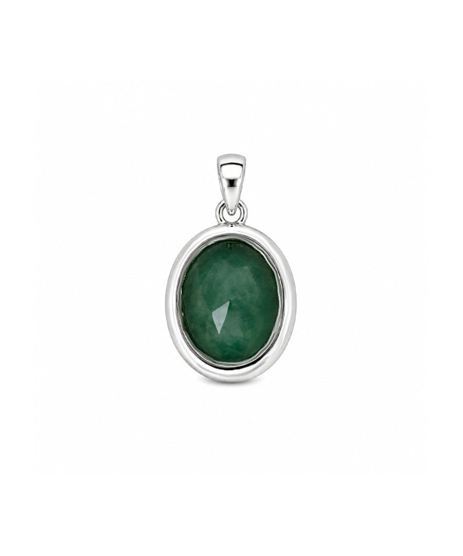 Moraebi Signet 17— Natural Emerald (Panna) Skin-Touch Rashi Ratna Pendant