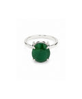 Moraebi Signet 15 — Natural Emerald (Panna) Skin-Touch Rashi Ratna Ring 2