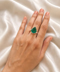 Moraebi Signet 13— Natural Emerald (Panna) Skin-Touch Rashi Ratna Ring 1