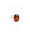 Moraebi Multi-Rail 14 — Natural Hessonite (Gomed) Skin-Touch Rashi Ratna Ring 4