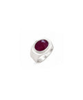 Moraebi Accent Bezel 12 — Natural Ruby (Manik) Skin-Touch Rashi Ratna Ring 2