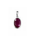 Moraebi Accent Bezel 17 — Natural Ruby (Manik) Skin-Touch Rashi Ratna Pendant 1