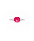 Moraebi Prong 14  — Natural Ruby (Manik) Skin-Touch Rashi Ratna Ring 3