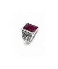 Moraebi Accent Bezel 11 — Natural Ruby (Manik) Skin-Touch Rashi Ratna Ring 5