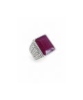 Moraebi Accent Bezel 11 — Natural Ruby (Manik) Skin-Touch Rashi Ratna Ring 4